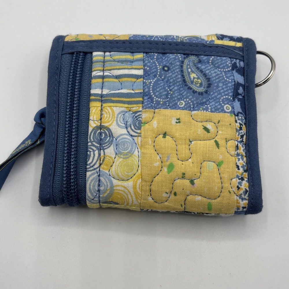 Donna Sharp Quilted Patchwork Foldable Wallet, Ye… - image 4